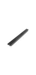LANBERG 19" PLASTIC FAST ASSEMBLY FIRE RETARDANT BLANKING PANEL 1U BLACK  