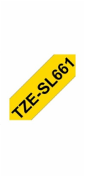 BROTHER TZESL661 - kazeta TZ šířky 36mm, lamino TZE-SL661, žlutá/černé písmo