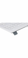 Cherry STREAM KEYBOARD TKL (bílá/šedá, německé rozložení, nůžková technologie Cherry SX)