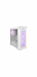 Genesis Irid 505 ARGB NPC-1872 Počítačová skříň Genesis IRID 505 ARGB WHITE MIDI TOWER (USB 3.0), 4x 120mm ventilátory