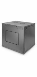 Digitus Nástěnná krabička Dynamic Basic Series - 600x600 mm (ŠxH) (černá, 12 rackových jednotek)