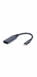 Gembird adaptér USB-C (M) na HDMI (F), 0.15m kábel, šedý