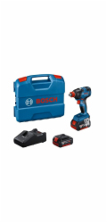 Bosch GDX 18V-200 Akumulátorový rázový utahovák, 2x akumulátor, 1x nabíječka a kufřík