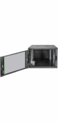 Digitus Nástěnná skříň Dynamic Basic Series - 600x600 mm (ŠxH) (černá, 9 rackových jednotek)