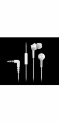 Panasonic RP-TCM115E-W, drátové sluchátka, do uší, 3,5mm jack, kabel 1,2m, bílá