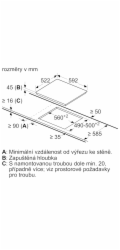 Varná deska Bosch.Keramická varná deska PKE611BB2E