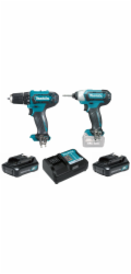 Makita CLX224X Aku sada DF333DZ+TD110DZ+2xaku+kufr Li-ion CXT 12V