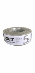 Instalační kabel iGET CAT5E UTP PVC Eca 100m/role, kabel drát, s třídou rena oheň Eca
