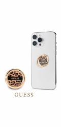 Guess Ring stand Brown Praktické držadlo ve tvaru prstence namontováno na zadním panelu
