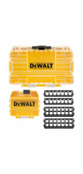 Dewalt Malý kufr TOUGHCASE (žlutý, prázdný, s držáky a třepačkou)