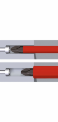 Wiha Schraubendreher mit Bit Magazin LiftUp electric (rot/gelb, 7-teilig)
