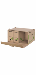 LEITZ Esselte ECO archivační kontejner otvírání zpředu, na krabice 80/100 mm, hnědá