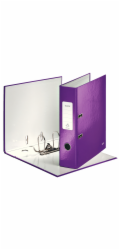 LEITZ Pákový pořadač  180° WOW, A4/85mm, purpurová
