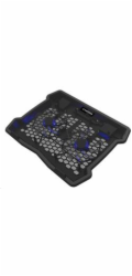 CANYON Chladící podstavec NS03 pro notebook 10-15.6", LED podsvícení, 2x ventilátor, 340x265x30mm