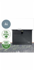 LEITZ Ekologické závěsné desky s rychlovazačem  Alpha RECYCLE A4, černá