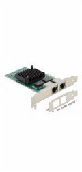 DeLOCK PCIe x1 až 2x RJ45 Gbit, LAN adaptér