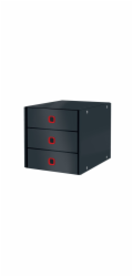 LEITZ Zásuvkový box  Click&Store COSY, 3 zásuvky, sametově šedá
