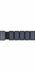 Sandberg Solar 6-Panel Powerbank 20000, solární nabíječka, černá