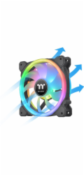 Thermaltake SWAFAN 14 RGB 140x140x25 (černá, balení po 3 kusech, vč. ovladače, 140 mm)