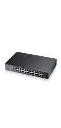 Zyxel GS1915-24E, 24-port GbE Smart hybrid mode Switch, standalone or NebulaFlex Cloud, rackmount, fanless