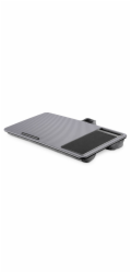 DIGITUS Notebookový stůl / pracovní stanice do 17", slot pro mobilní telefon, podložka pod myš
