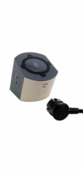 LEGRAND Revolution zásuvkový blok 2x2P+T/USB A+C s indukční nabíjecí plochou, bílá-hnědošedá