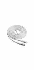 Akyga AK-USB-41 USB 2.0, USB C vidlice, z obou stran, niklovaný, 1,8m, bílý Akyga kabel USB 2.0 type C 1.8m 60W