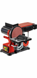 Einhell TC-US 380 stacionární pásová a kotoučová bruska (červeno-černá, 300 W)