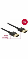 DELOCK 84775 Delock Cable High Speed HDMI with Ethernet A male > A male 3D 4K 4.5m Slim