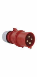 Instalační vidlice 32A/400V/4-pól