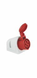 Instalační zásuvka nástěnná 16A/400V/4-pól