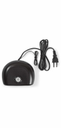 NEDIS digitální budík s rádiem/ LED displej/ AM/ FM/ funkce odloženého buzení/ časovač vypnutí/ 2 alarmy/ černý