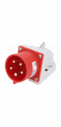 Instalační vidlice 32A/400V/5-pól nástěnná PCE 525-6