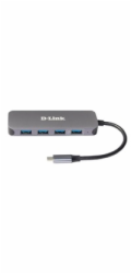 D-Link DUB-2340 USB-C to 4-Port USB 3.0 Hub