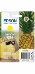 Epson 604 - 2.4 ml - žlutá - originální - blistr - inkoustová cartridge - pro Expression Home XP-2200, 2205, 3200, 3205, 4200, 4205; WorkForce WF-2910, 2930, 2935, 2950