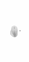 Natec optická myš SISKIN 2/Kancelářská/Optická/Pro praváky/1 600 DPI/USB+BT/Bílá