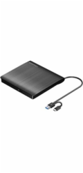C-TECH Externí DVD vypalovačka DVD-USB-AC, USB 3.0, USB A/Type C
