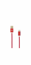 Sbox USB->Type-C M/M 1.5m CTYPE-1.5R strawberry red