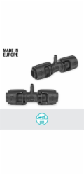 Micro-Drip-System T-kus 13mm (1/2) > 4,6mm (3/16), připojení