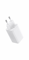 Baseus GaN5 Pro rychlonabíjecí adaptér 2x USB-C + USB-A 65W bílá