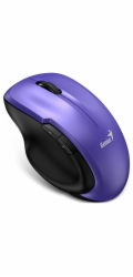Genius 8200S 31030029402 GENIUS Ergo 8200S Purple/ 1200 dpi/ bezdrátová/ 5tlačítek/ tichá/ BlueEye senzor/ fialová