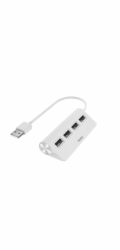 Hama 200120 USB hub, 4 porty, bílý