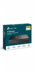 TP-Link VIGI NVR1004H-4P, videorekordér, 4 channels, 4xPoE, 1xSATA, 1x100Mb/s LAN, 2xUSB2.0, 1xHDMI,1xVGA