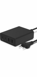 Belkin BOOST CHARGE 108W 4-portová USB-C Power Delivery GaN nástěnná nabíječka (USB-C 96W + USB-A 12W), černá