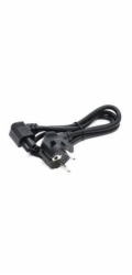 C-TECH Kabel síťový  1,8m VDE 220/230V napájecí notebook 3 pin Schuko, lomený