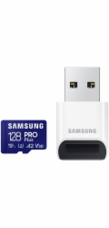 Samsung micro SDXC karta 128GB PRO Plus + USB adaptér