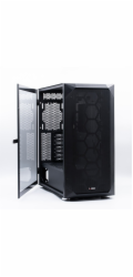 1stCOOL Wind Storm ML-WSTORM-B 1stCOOL skříň Wind Storm Black MiddleTower, AU, USB3.0, bez zdroje, černá