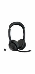 Jabra Evolve2 55/Stereo/ANC/USB-C/BT-USB/Bezdrát/MS/Černá