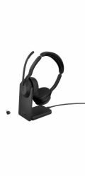 Jabra Evolve2 55/Stereo/ANC/USB-C/BT-USB/Bezdrát/MS/Stand/Černá