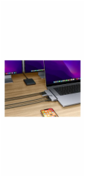 HyperDrive HD575 USB-C stanice/replikátor (HD575-GRY-GL)